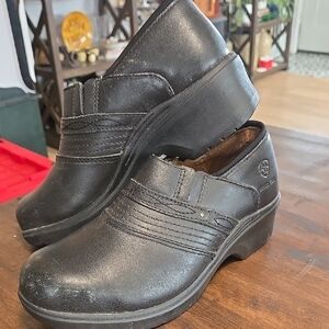 Ariat Steel Toe Work Shoe Leather Womens Size 8